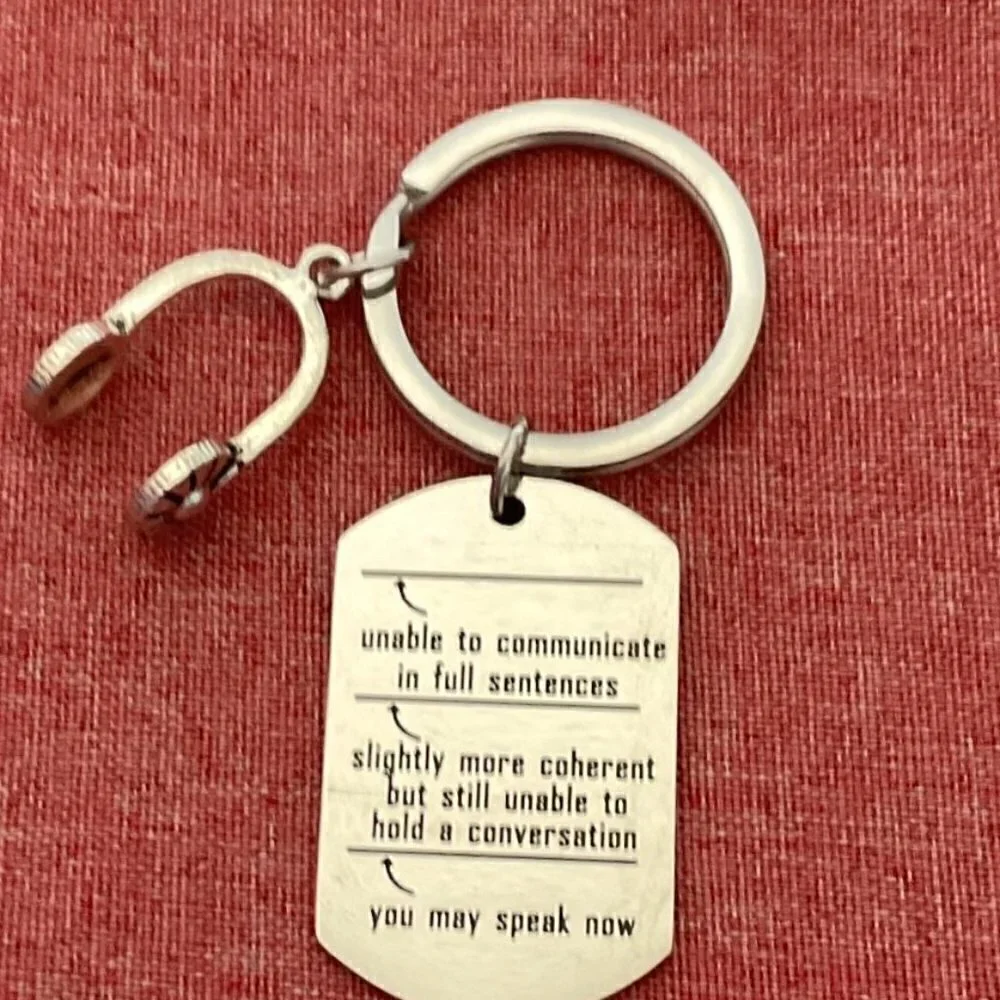 NEW DISPATCHER KEYCHAIN FUNNY